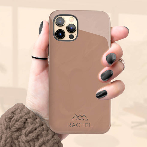 Past Present Future Symbol Custom Name iPhone Case